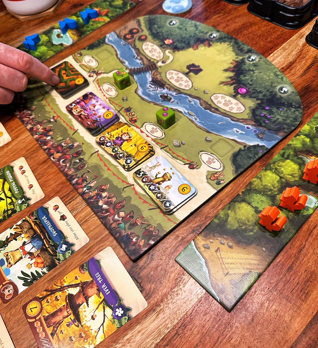 Ok… My Lil Everdell (the slimmed down version of Everdell) is REALLY fun.
@theprint and I broke it out tonight and were surprised at how calculating such a cutesy board game could be. The art is adorable, game is great. 
Recommend 👍
#gaming #ttg #tabletopgaming #everdell