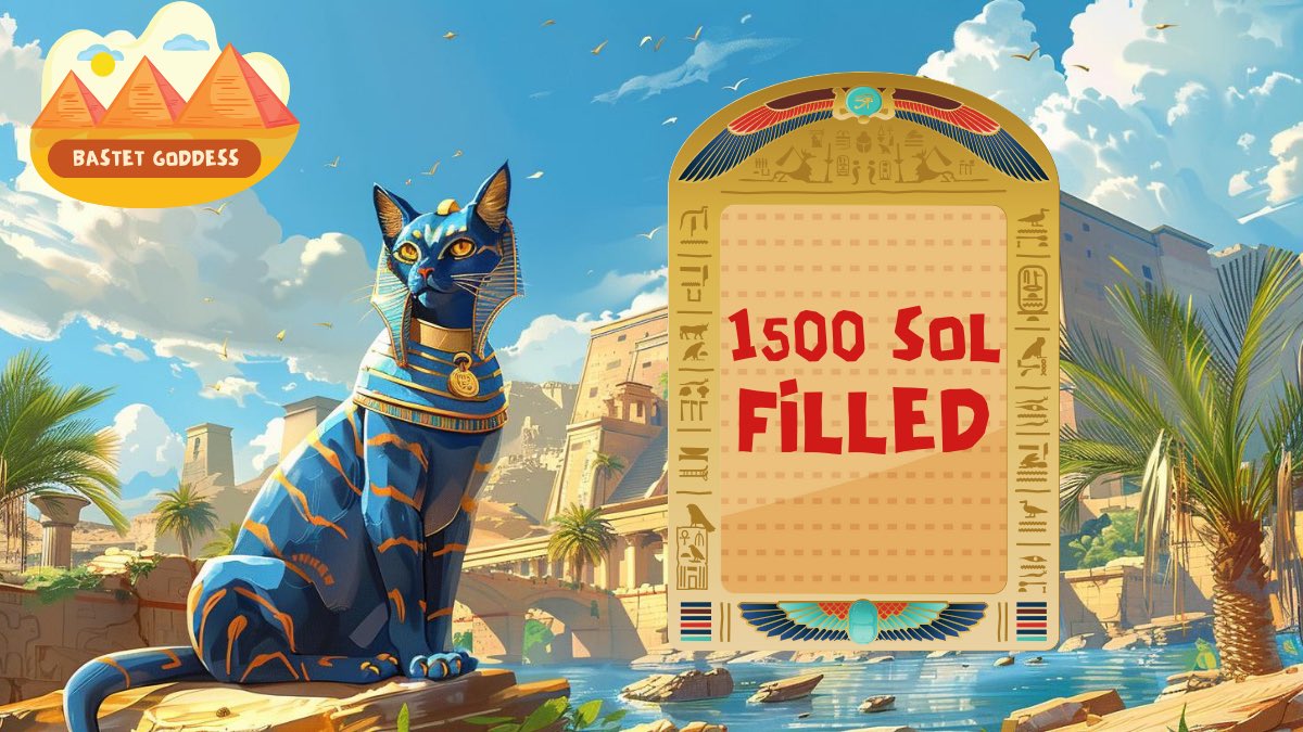 bastetgoddesss's tweet image. $BASTET - Update Presale 🪙🐿

The #BASTETGODDESS project has received 1500 SOL in funding, with the amount continuing to rise.Grap more bags 🟡🟡🟡

Participate in the exclusive presale by visiting the following link: 
🙂 pinksale.finance/solana/launchp…

❌X:x.com/bastetgoddesss/