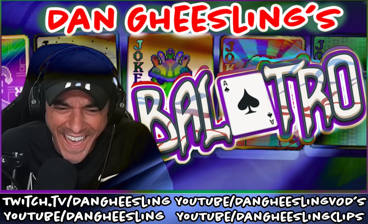 Check out @DanGheesling's - THE BLU ERRATIC  -#Balatro
🃏🃏🃏🃏🃏

youtube.com/watch?v=4LLBlr…

#Twitch #Gaming #GamingVideos #Funny #Laughs #VideoGaming #VideoGames #YouTubeVideos #YouTubeShorts #Games #CardGames #Gamers #PCGaming #TikTok