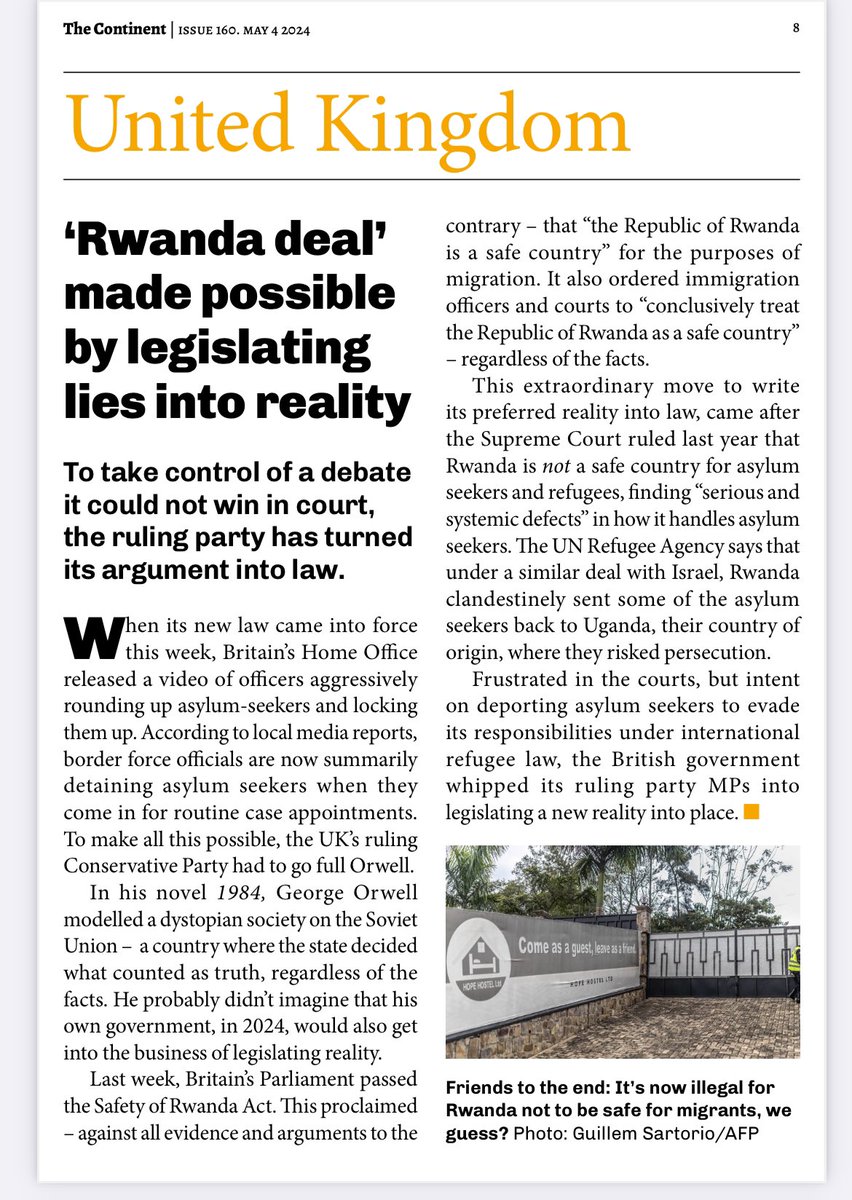 Interesting take by @thecontinent_ on the UK’s Rwanda policy.