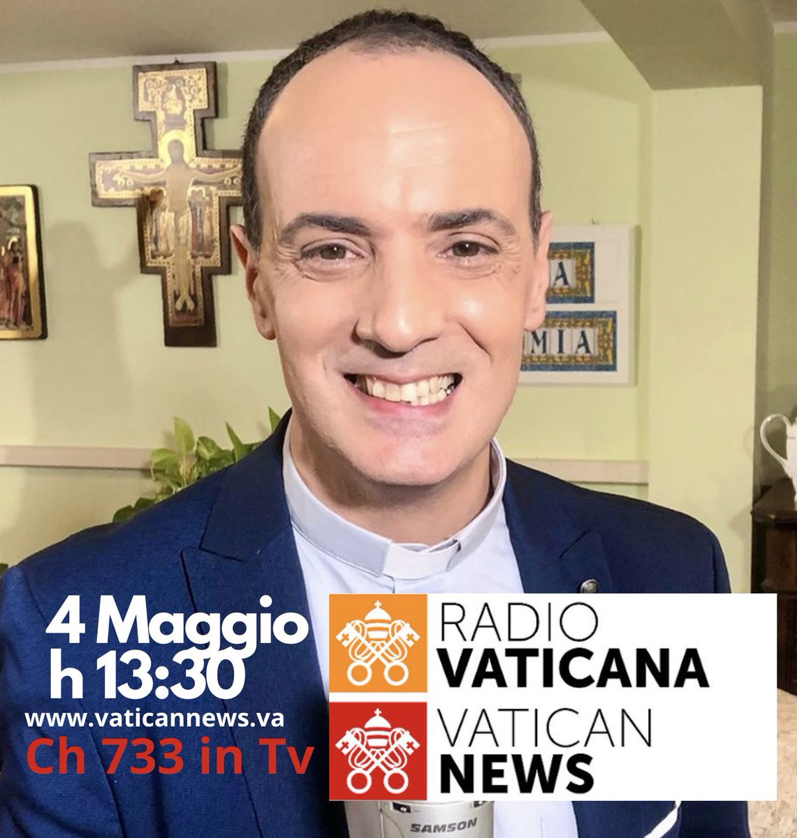 Oggi alle 13:30 su @radiovaticana @vaticannews_it