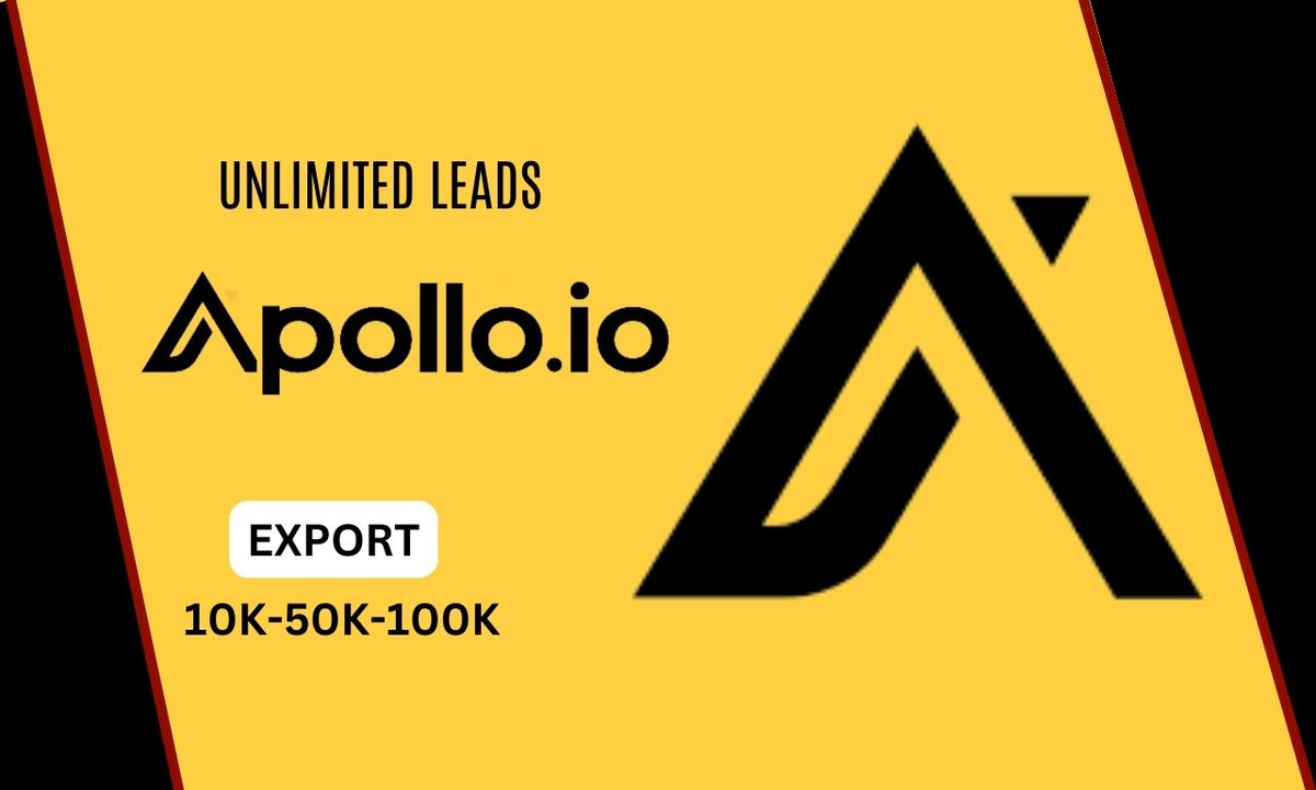 Here apoll.io all b2b leads at affordable price !

Contact on Fiverr.com:
lnkd.in/gxjPyjj8
