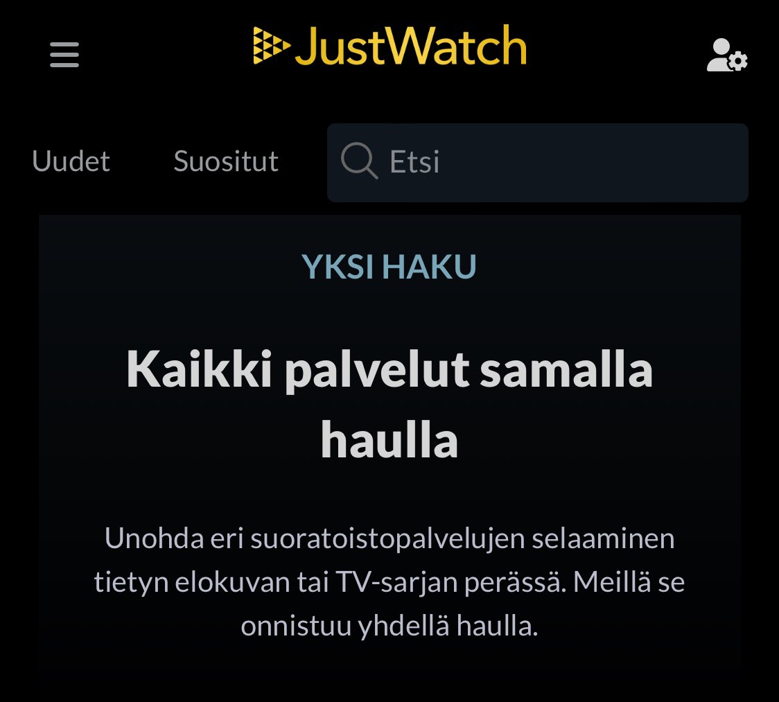 Pakko suositella: #JustWatch