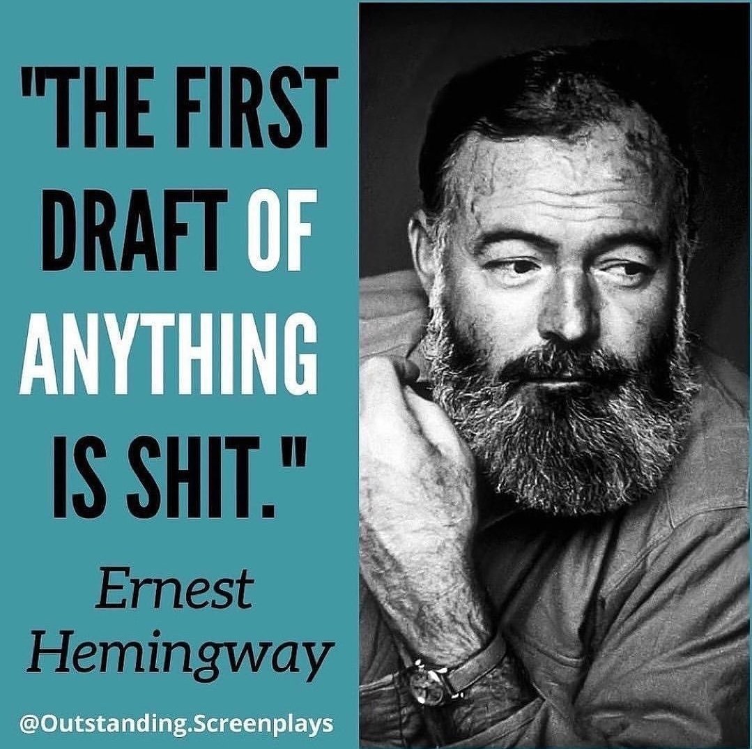 LINK IN BIO TO SUBMIT!
(but maybe not your first draft)
EARLYBIRD ENDS MAY 19th 🌟
#screenwriting #screenwriters #shortfilm #filmmakers #filmmaking #indiefilm #filmfestival #scriptchat #ernesthemingway