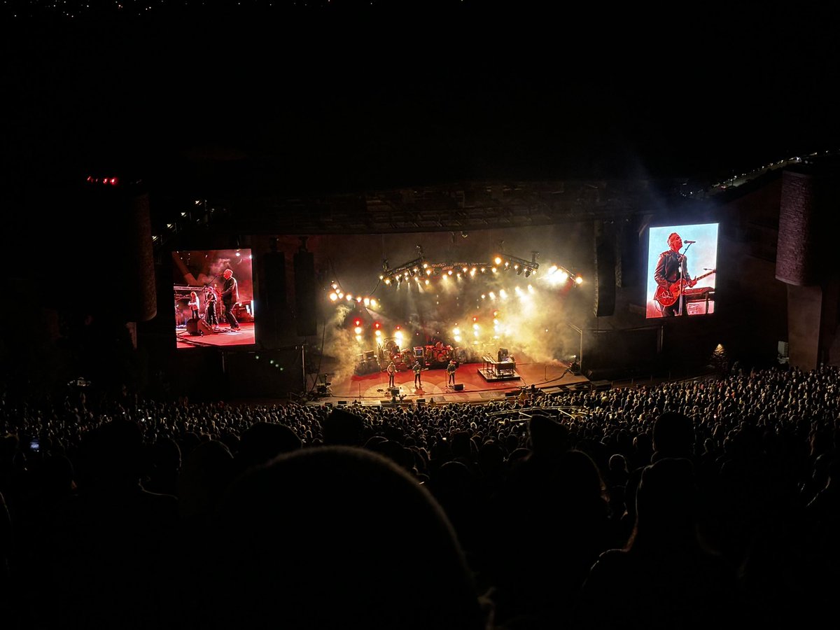 Great night with @JasonIsbell and @amandashires at @RedRocksCO.