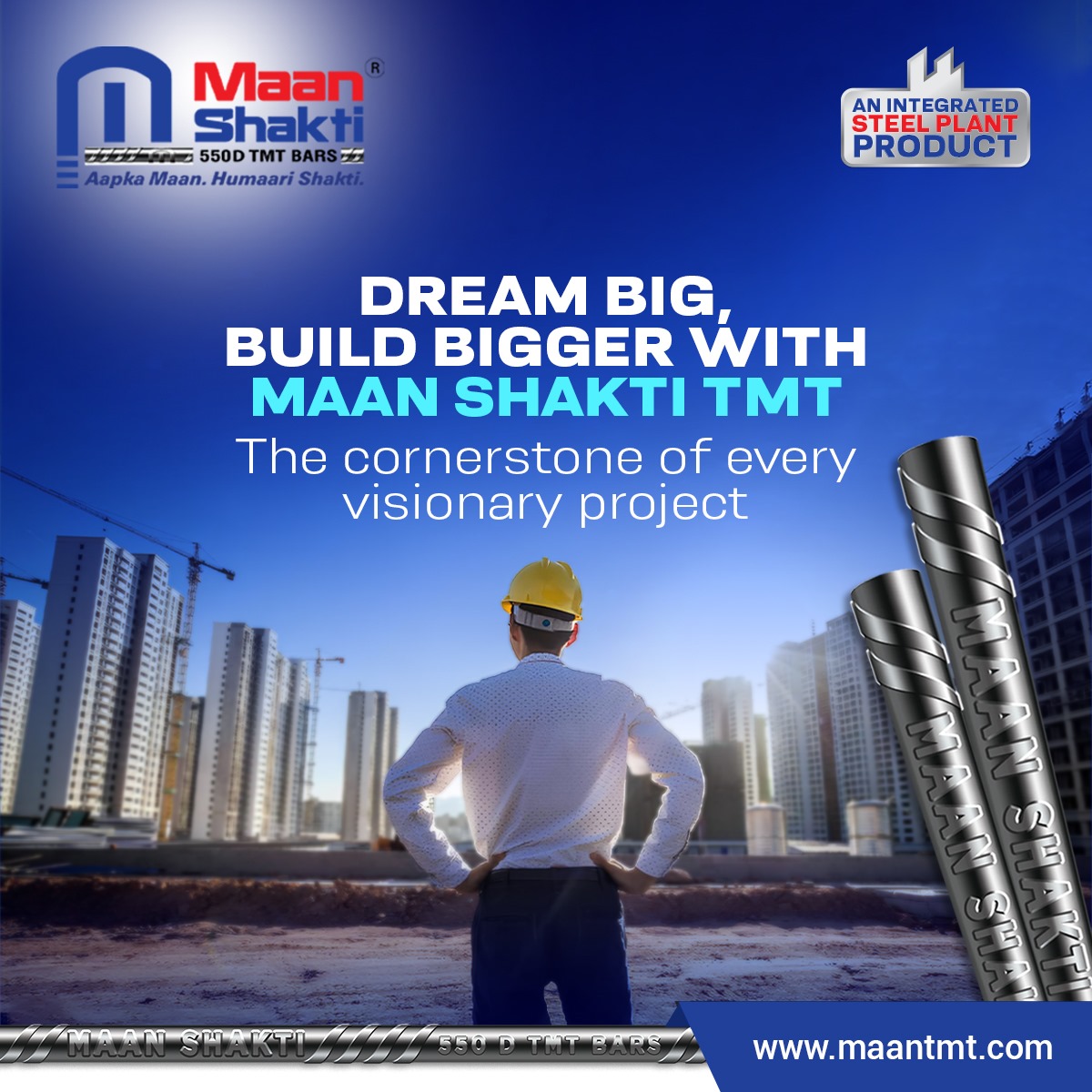 Reinforce the future with supreme quality. Build   your dream project with Maan Shakti TMT.

#tmtkolkata #sariakolkata #truepower #resistance #tmtstrength #strongtmt #sariawestbengal #westbengalsaria #india #maanshakti #maanshaktitmt #maantmt #MaanShakti #tmtbars #tmtindia