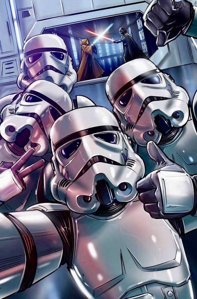 Happy May 4th everyone! @starwars @StarWarsUK @starwarstufff #StarWars #starwars #StarWarsDay #May4thBeWithYou #MayTheForceBeWithYou #stormtrooper #DarthVader #ObiWan #selfie