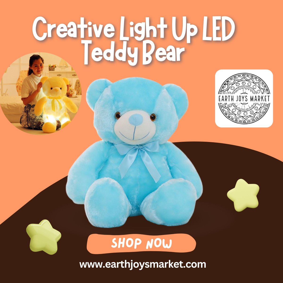 'Bring Joy to Playtime: Creative LED Teddy Bear Toy at Earth Joys Market!' Shop Now: ➡ earthjoysmarket.com/product/creati… #EarthJoysMarket #ToyShop #ToysForKids #TeddyBearToy #BuyNow #OnlineShop #toyproducts #toyforboy #toyfordog #toyforkids #toyforbaby #ToyForBoys #taddy #taddybear