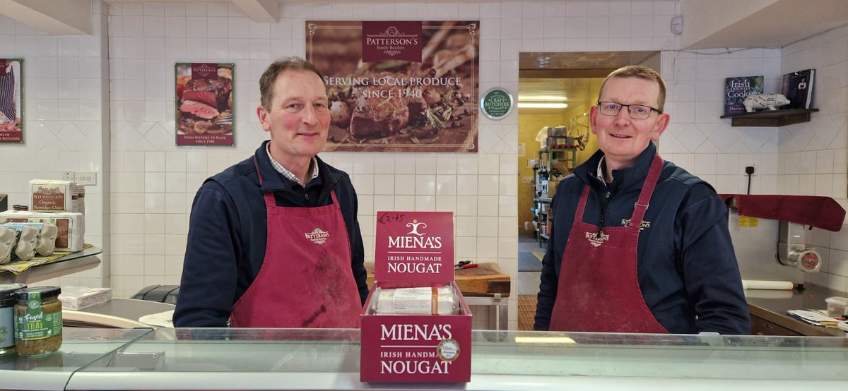 My lovely local butchers in Baltinglass! Such a great shop and such lovely lovely people! Check out Pattersons Butchers Baltinglass if you can! (They sell nice local nougat too!) #Pattersons #PattersonsButchers #BaltinglassButchers #Baltinglass #local #shoplocal