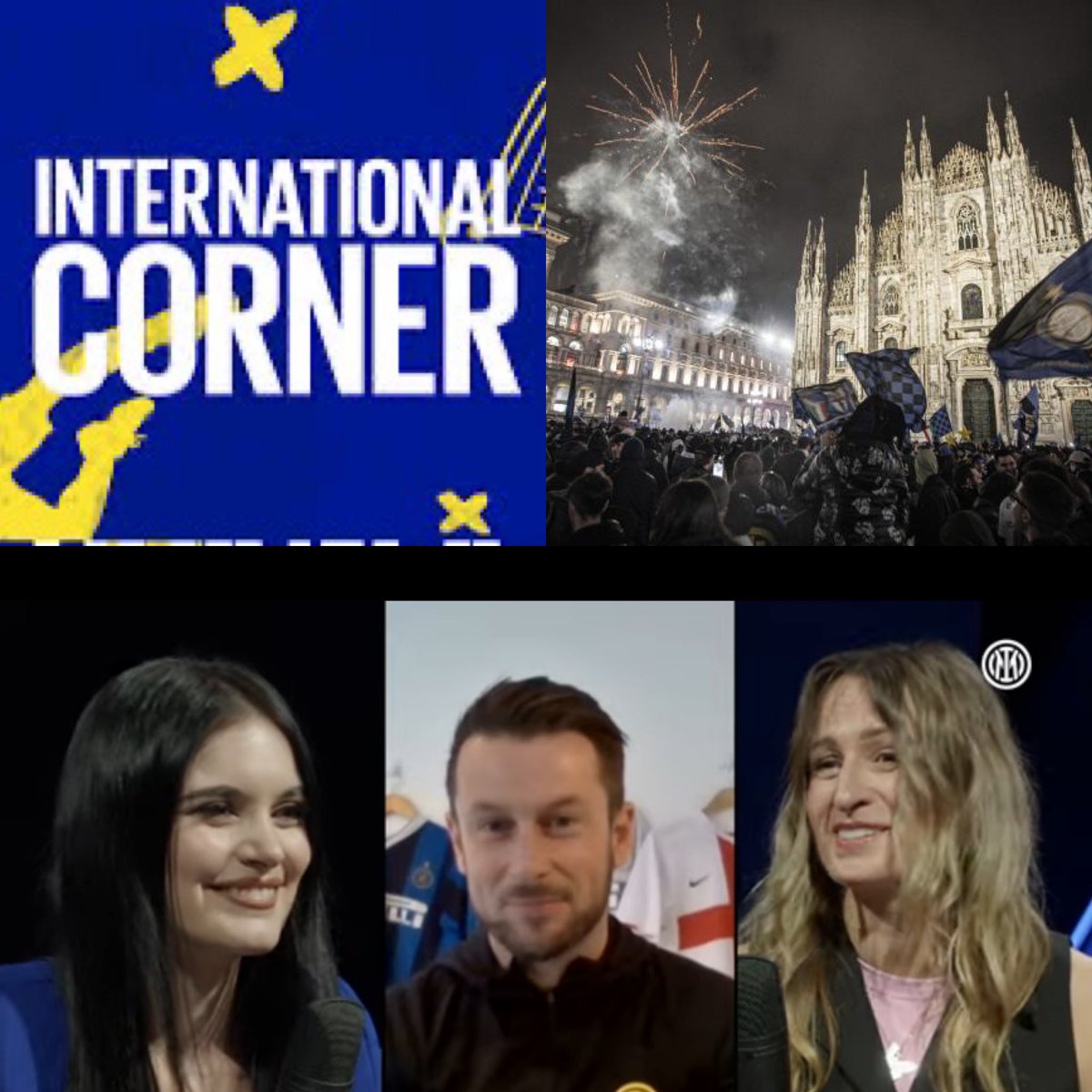 @Inter ‘International Corner’ is back ⚫️🔵🌎 This week myself, @AccotoGaia and Elena Longari talk reminisce over the last couple of weeks and @Inter_en Scudetto triumph ⭐️⭐️🇮🇹 #Inter Have a watch on @YouTube ⬇️ youtu.be/0y8OI2A6keY?si…