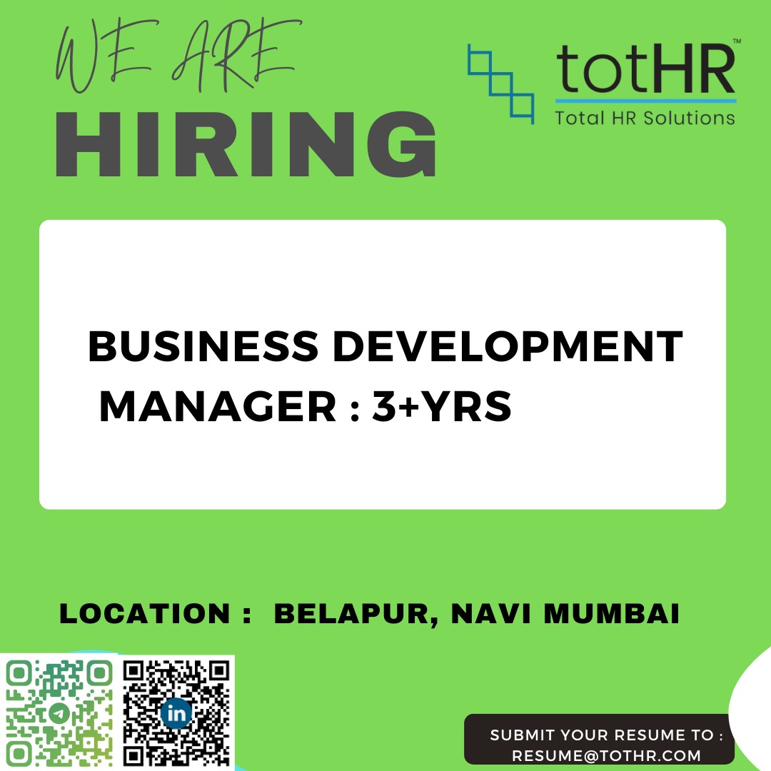 #businessdevelopment #BD #sales #marketing #mumbai #tothr #hiringnow