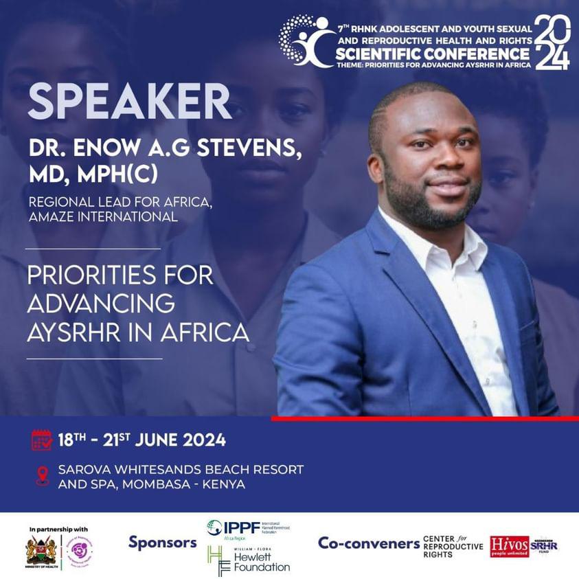 The 7th RHNK Scientific conference features notable speakers focusing on crucial priorities to enhance sexual and reproductive health and rights for African adolescents and youth.Attendees can expect to be inspired,informed,and empowered.
#RHNKConference2024 
@IPPFAR @hivosroea