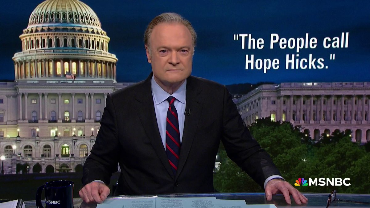 .@Lawrence: ‘You get monsters like Donald Trump thanks to people like Hope Hicks’ youtu.be/-EmHOSRDveE