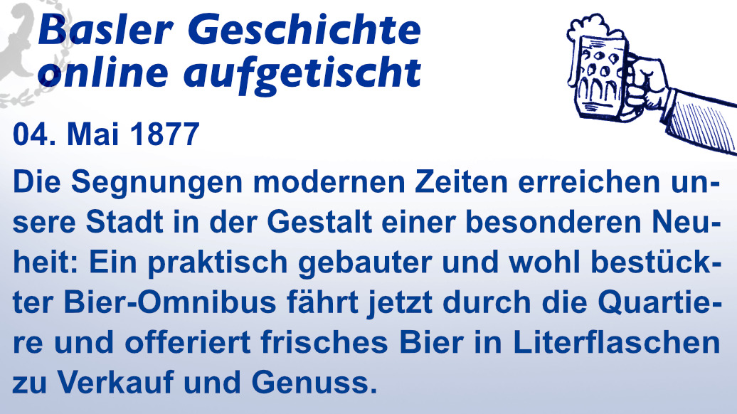 Heute vor 147 Jahren - Welch erstaunliche Zeiten grosser Erfindungen! Das neue Telephon überträgt Stimmen von einem an den anderen Ort. Der Bieromnibus macht dasselbe mit Gerstensaft 🍺 #bier