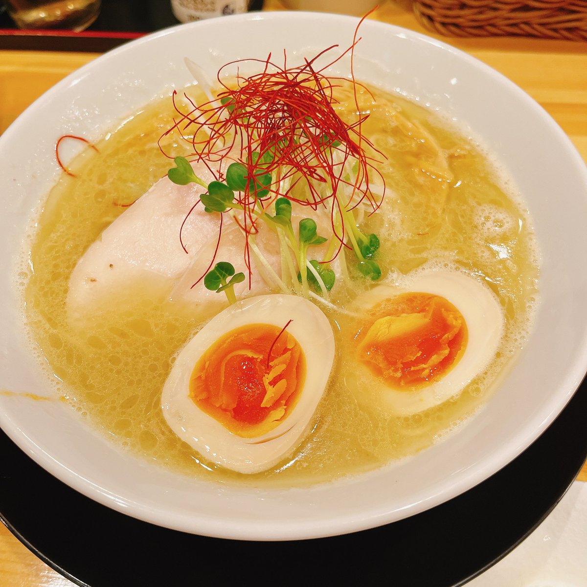 5月3日と4日のラーメン
つけ麺和　鹿沼　魚介系濃厚スープに太麺が合う！
チャーシューも柔らかくて美味しい😋
味変はネギとニンニク醤油と一味唐辛子とフルーツ酢、味の変化も楽しい😀

ぱいずオリオン通り店　鶏白湯塩ラーメン
麺は細麺、茹で方は固めで鶏白湯に合う！
鶏のチャーシューも美味⭐️