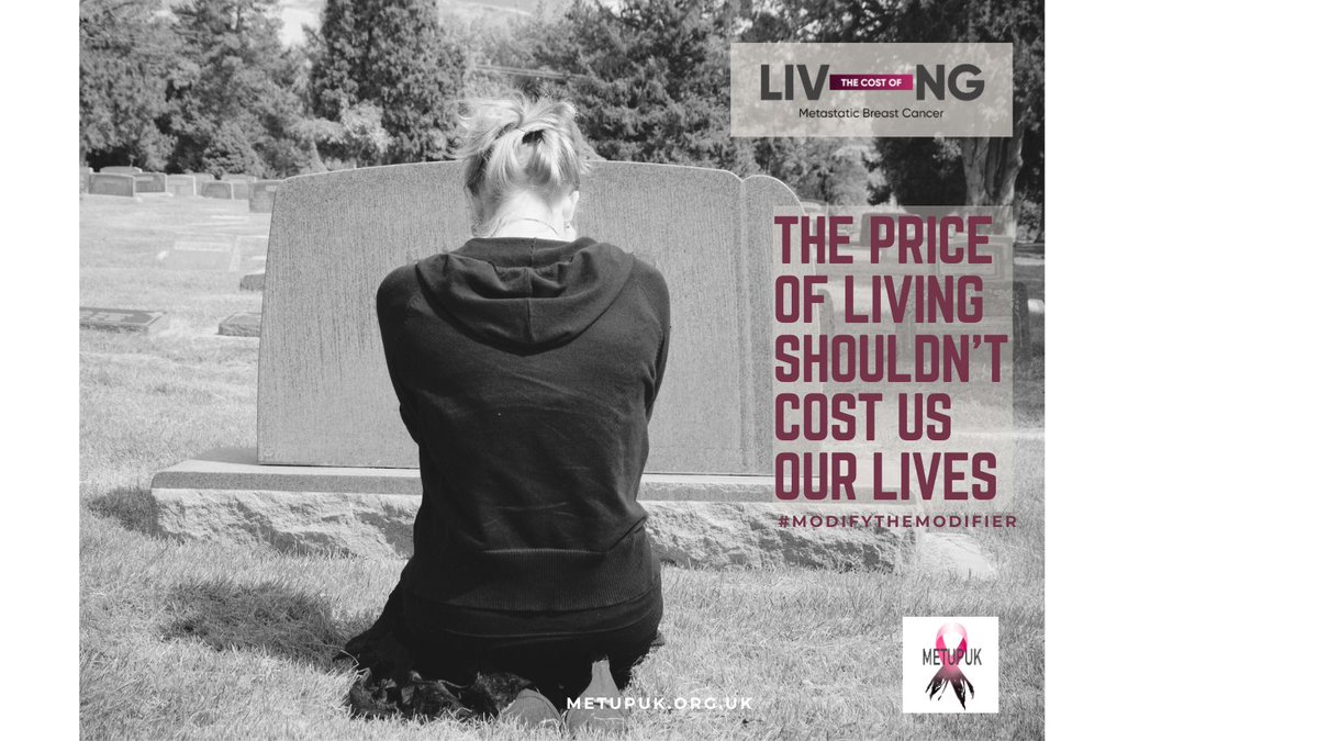 2/2 The failures in MBC treatment and access means she HAS to spend time trying to prolong her life. This, sadly, is her cost of living crisis. #MetastaticMay #costofliving #severitymodifier