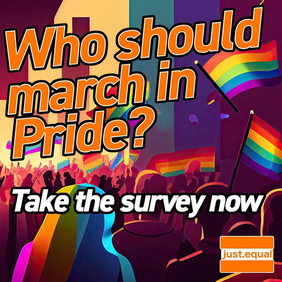 Should police march in pride parades? Take Just.Equal Australia’s new survey here: surveymonkey.com/r/LGBTIQAPride… More about the survey here: ymlp.com/ztpCEww