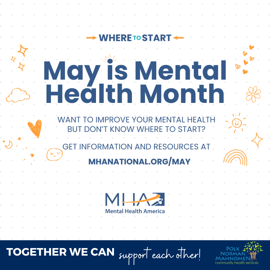 Every May, we come together with millions of Americans in honor of Mental Health Awareness Month by promoting awareness, offering vital resources and education, and advocating for the mental health and well-being of everyone. #TogetherWeCan #support #mentalhealthmatters