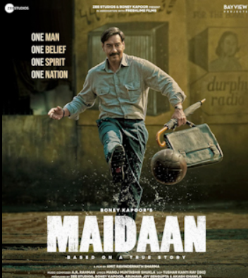 #Maidaan is still the first favorite among Moviegoers in 4th week in a row. @BoneyKapoor @ZeeStudios_  @ajaydevgn