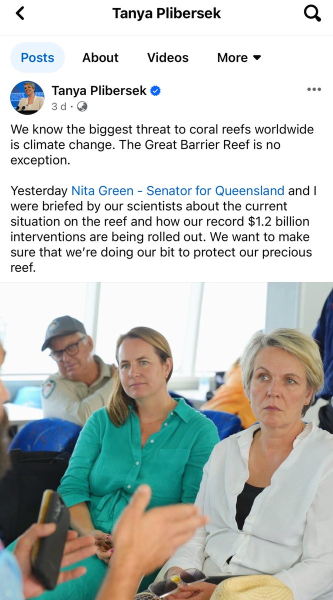 Honestly, @tanya_plibersek & @nitagreenqld, do you think we’re idiots or do you know something about physics and chemistry that we don’t? You can’t keep approving more coal and gas while pretending you care about climate change and the Great Barrier Reef greens.org.au/news/labor-tak…