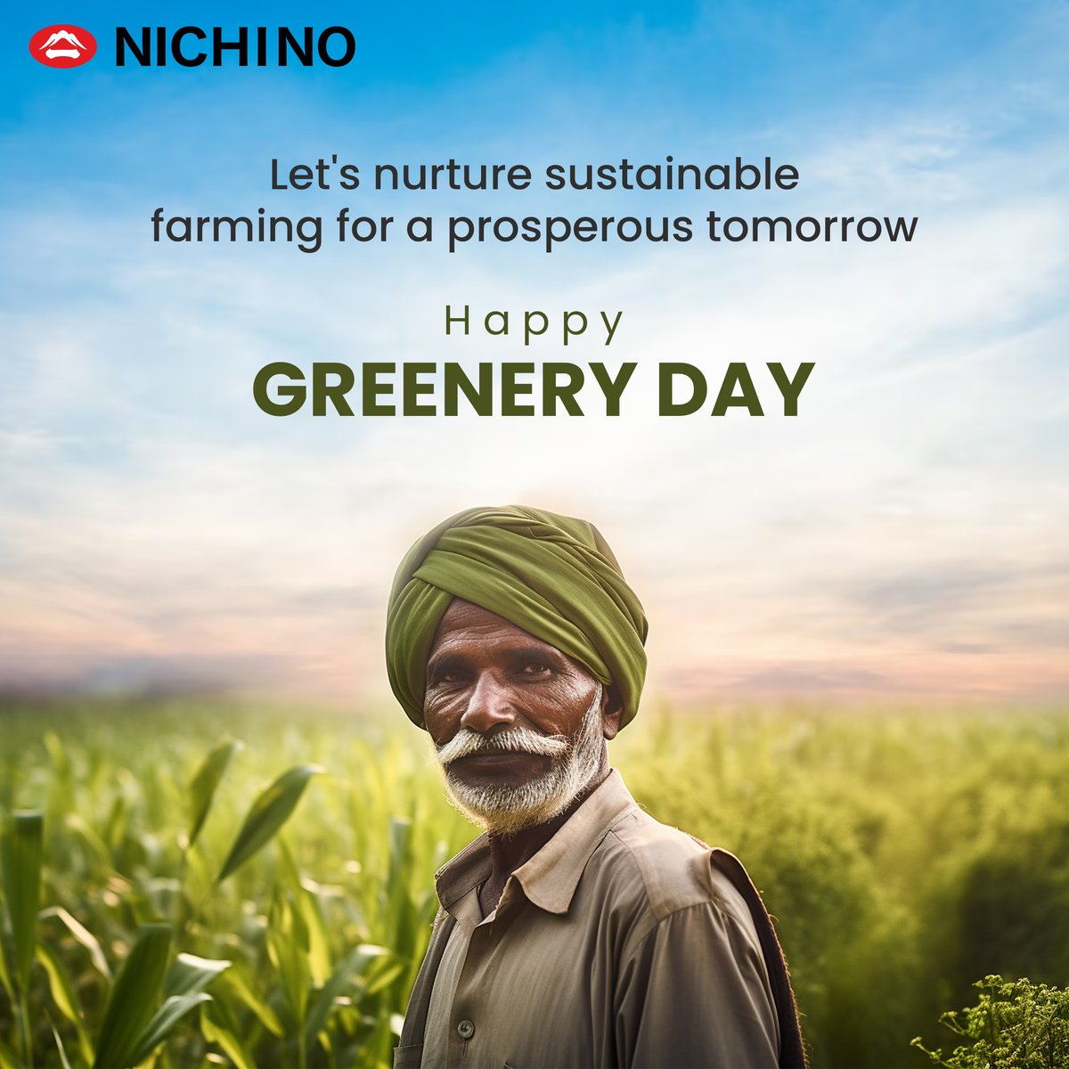 On this Greenery Day, we recommit to eco-friendly farming practices that respect nature and ensure bountiful harvests for a prosperous future. Nurturing the land sustainably paves the way for abundance. Happy Greenery Day!

#Greeneryday #harvest #sustainability #Nichinoindia
