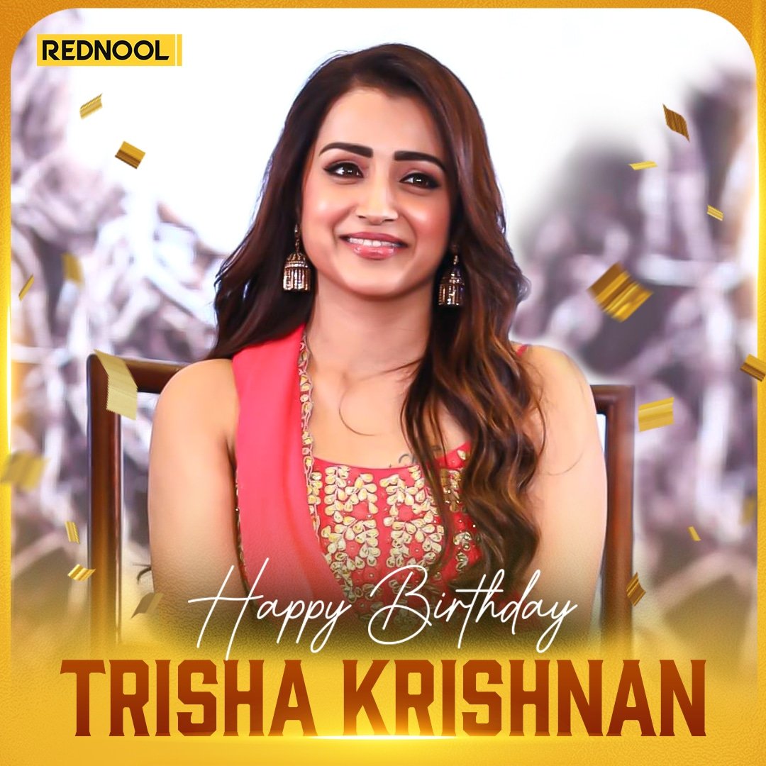 Happy Birthday Gorgeous 😍 @trishtrashers

Endrum AnbuDEN #rednool 

#TrishaKrishnan