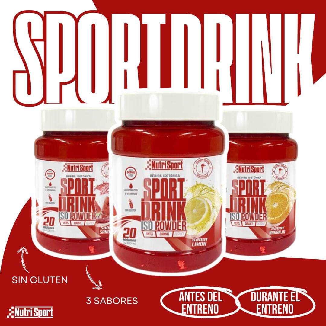 Sport Drink ISO Powder! 🚀

Tres sabores intensos, sin gluten. Prepárate para el rendimiento máximo antes y durante tu sesión💪

#SportDrink #EnergíaSinLímites #Entrenamiento #NutricionDeportiva #Deporte