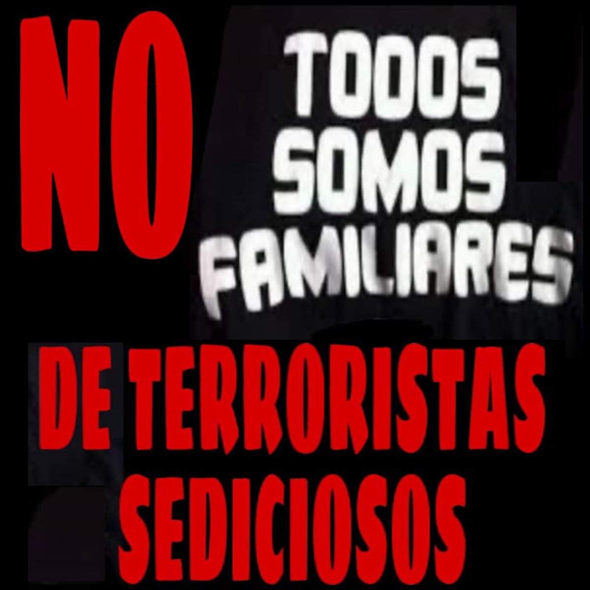 La historia verdadera es una sola Nosotros NO SOMOS FAMILIARES DE TERRORISTAS SEDICIOSOS ☭ Estamos orgullosos de la Fuerza Pública 👮‍♂️🪖que evitó que hoy seamos #Cuba o #Venezuela. Honor y gloria a nuestros héroes! #SeTieneQueSaber #Caducidad 🎗️🇺🇾