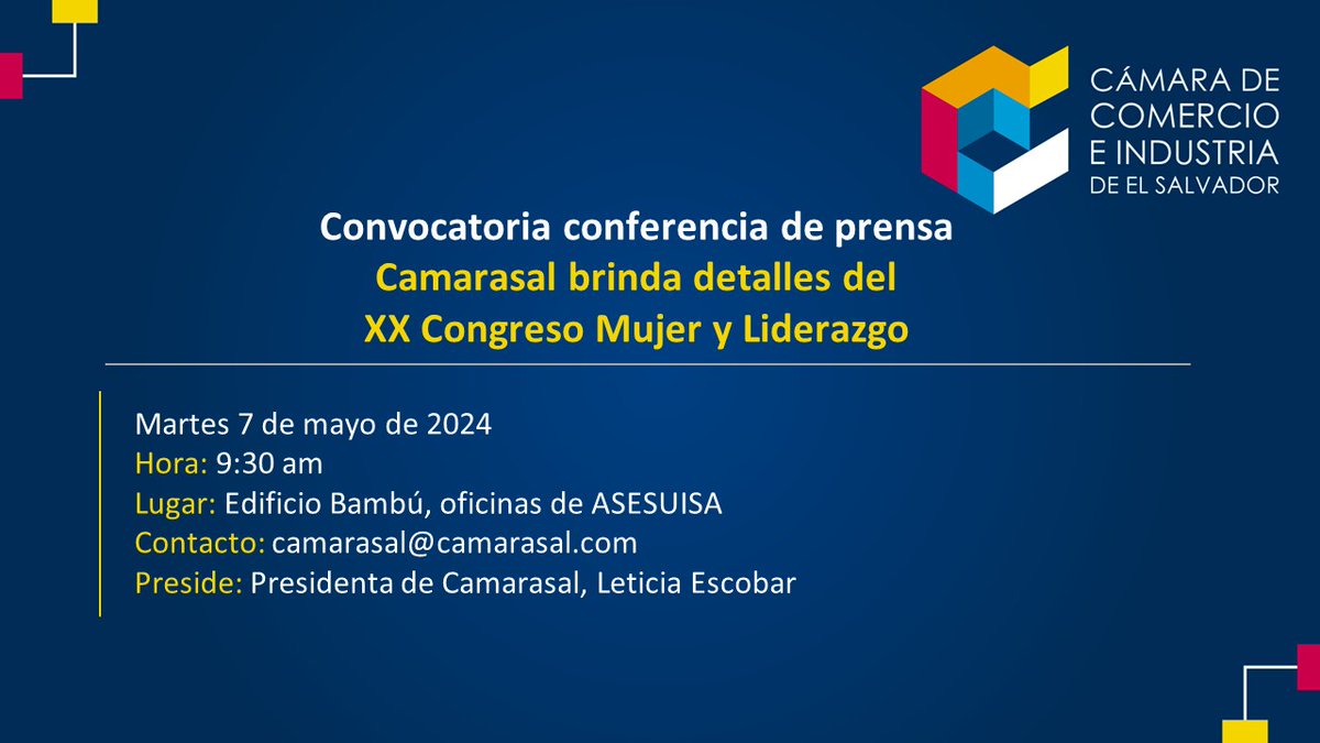 #MediosDeComunicación | #Camarasal invita a dar cobertura periodística a la siguiente actividad, que se realizará este martes: