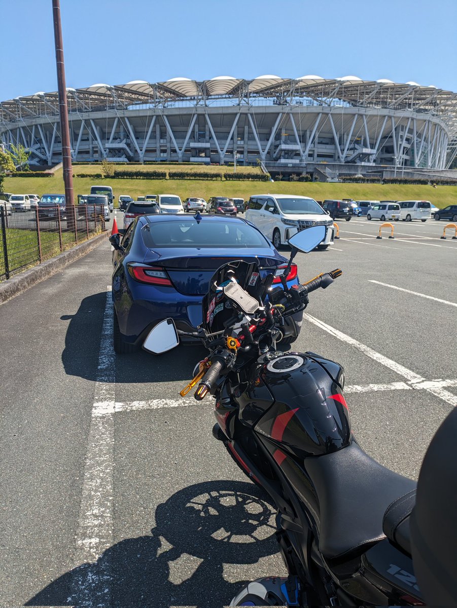 午後から近場を走ってます🏍️
#gsxs125
#エコパスタジアム