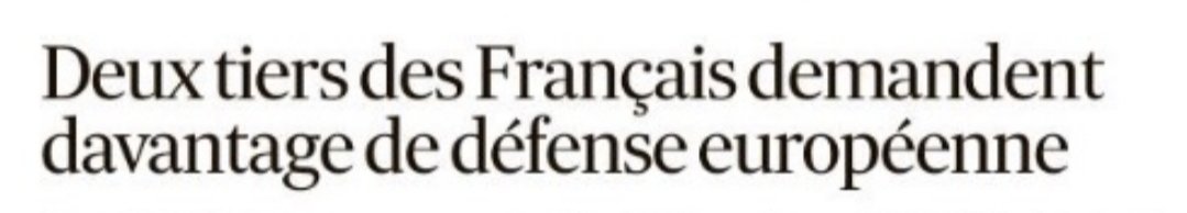 C'est marrant quand même : la côte de confiance @EmmanuelMacron qui prend 4 points en un mois... 4 points d'un coup 👊 et 75% des Français pour davantage de défense 🇪🇺 et silence médias ! Bizarre... alors une seule solution : faites le savoir partout ! OK 😉 #BesoinDEurope