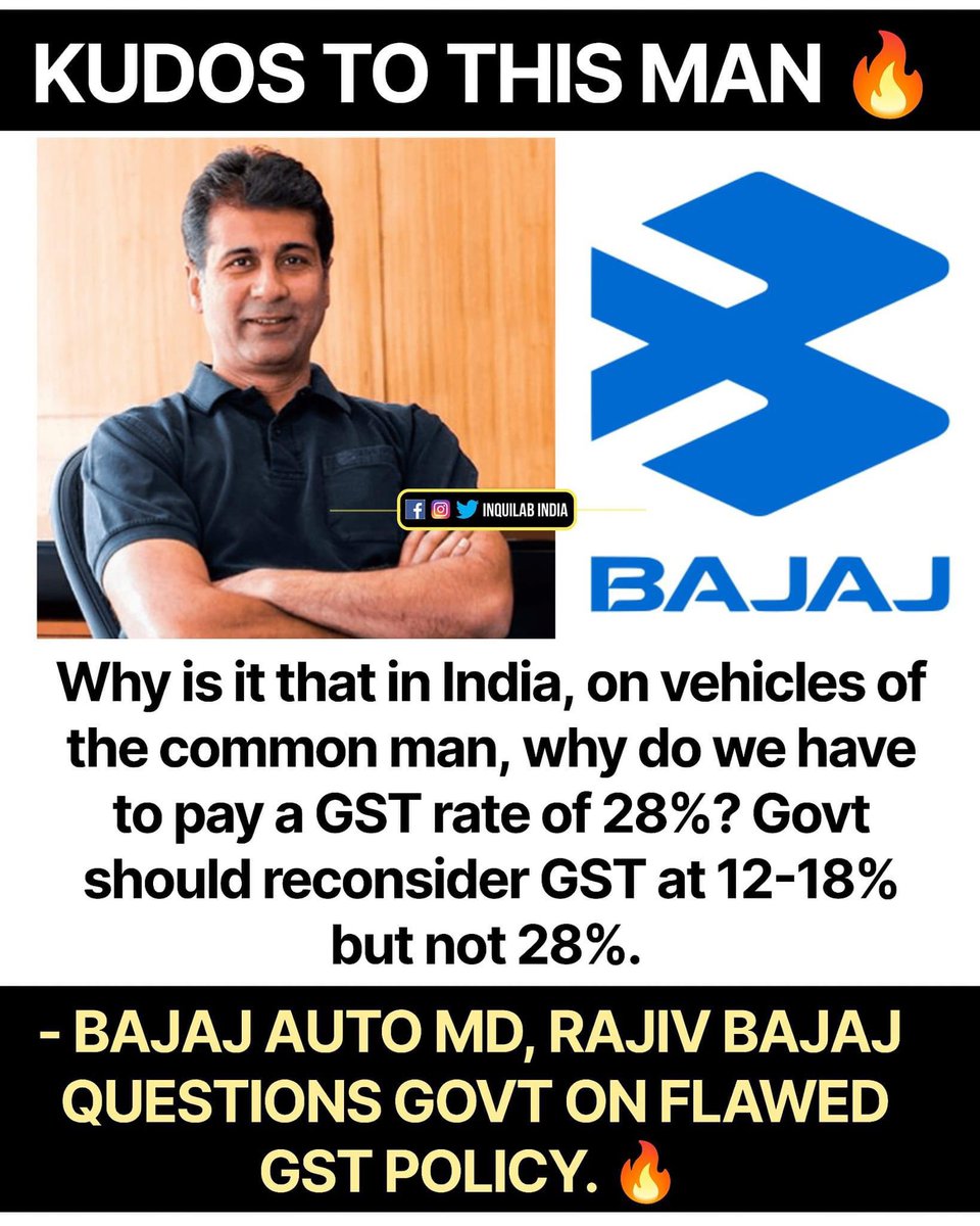 Rajiv Bajaj, the Industrialist with Spine 🔥