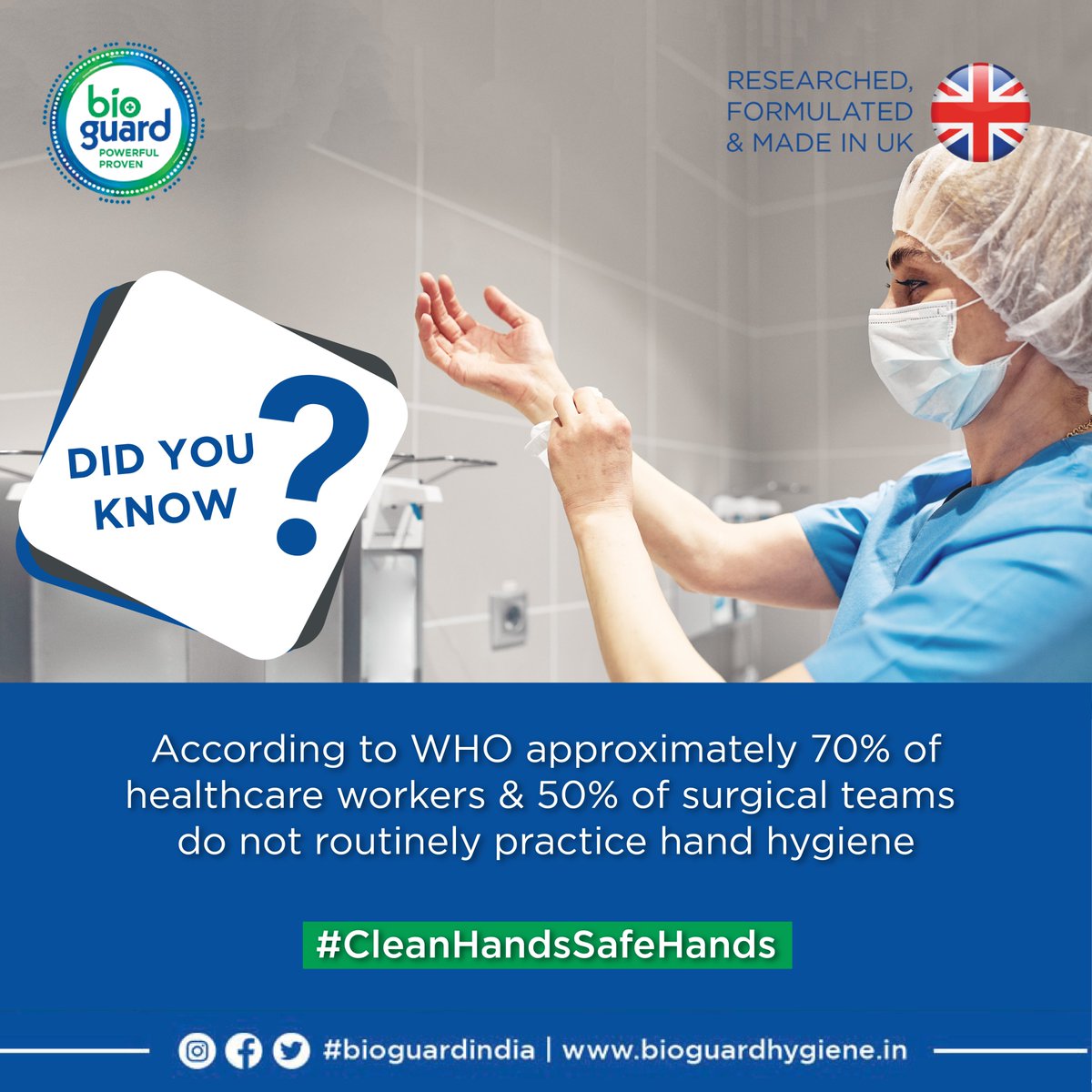 Join the movement for #CleanHandsSafeHands! Let's spread awareness and empower individuals and communities to prioritize hand hygiene for a healthier, safer world. #handhygiene #healthandsafety Instagram :- tinyurl.com/57nac4tw