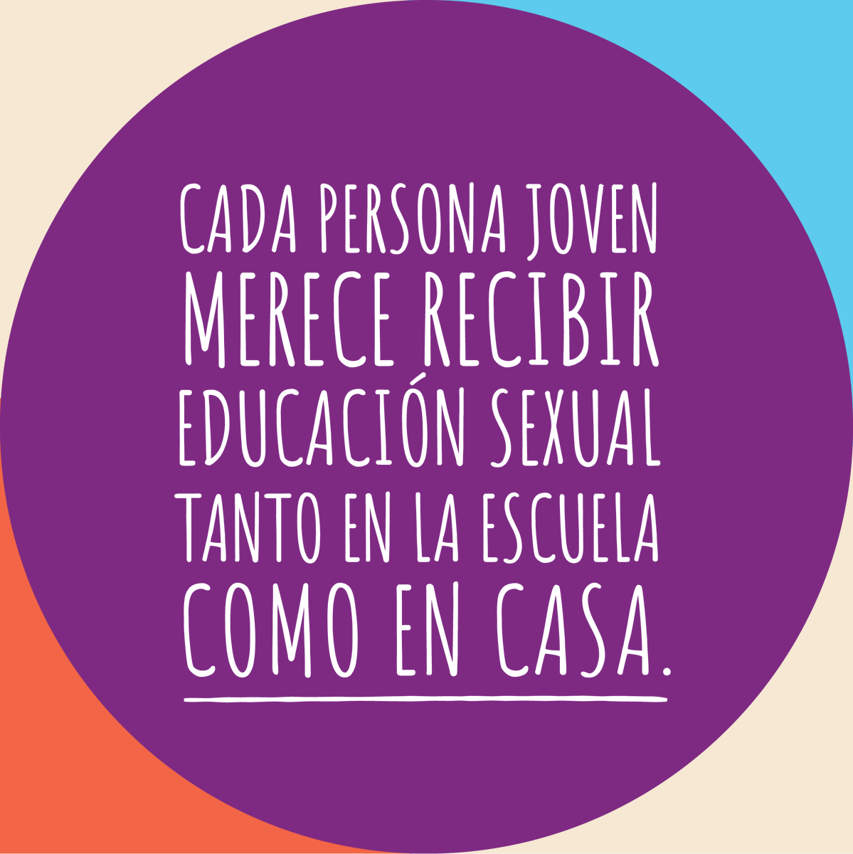¡Mayo es el mes de educación sexual para todas, todos, y todes! Todas las personas queremos la mejor educación para nuestros hijos, incluyendo una educación sexual apropiada para su edad, médicamente precisa e inclusiva.