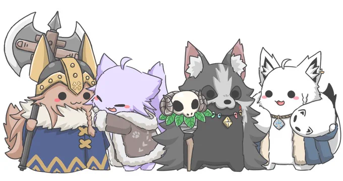 víkingr#できたてころね #絵かゆ #みおーん絵  #絵フブキ 
