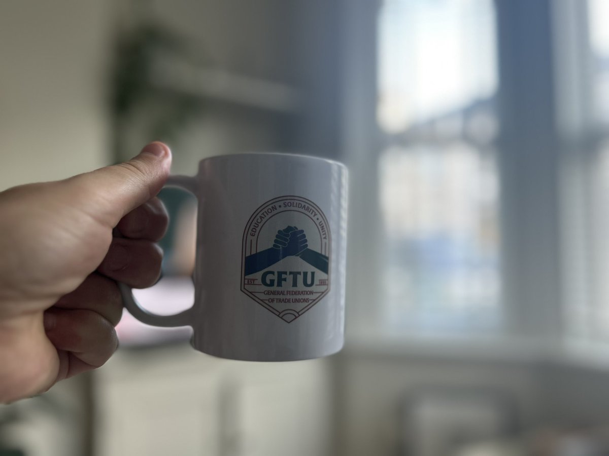 Morning coffee? There’s a mug for that: gftu.org.uk/product/gftu-m… Education | Solidarity | Unity