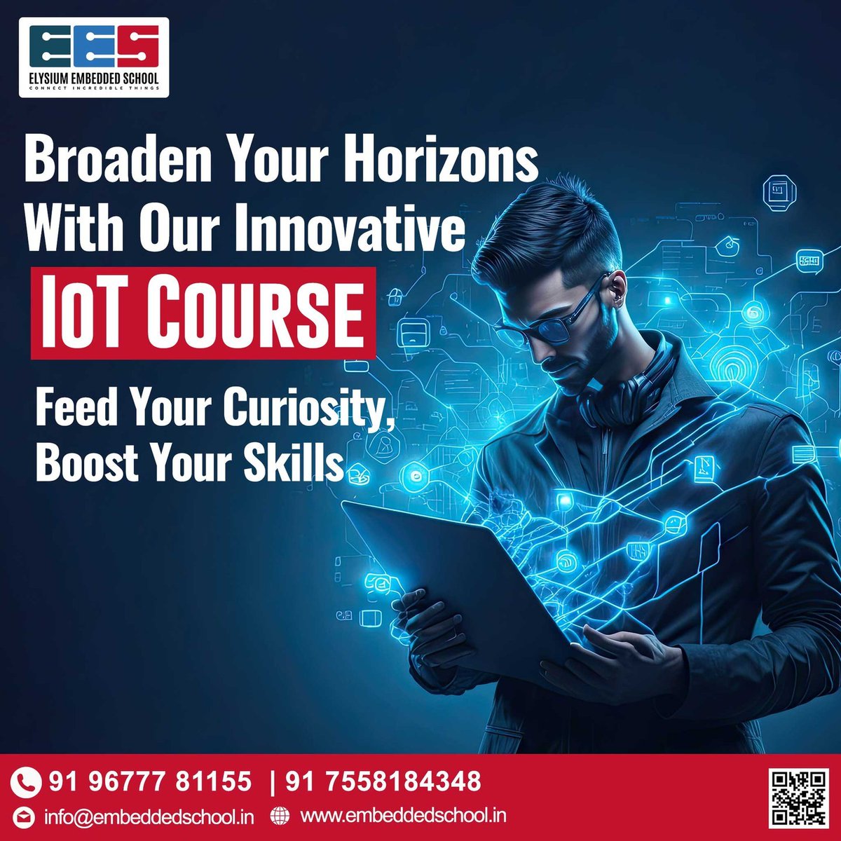 '🚀 Expand your skill set with our cutting-edge IoT course at Elysium Embedded School! 🌟 #IoT #InternetOfThings #ElysiumEmbeddedSchool 🤳Ping us: rfr.bz/tlai6hc 📲WhatsApp Chat: rfr.bz/tlai6hd , #no1trainingsystem #embeddedcourse #jobassistance