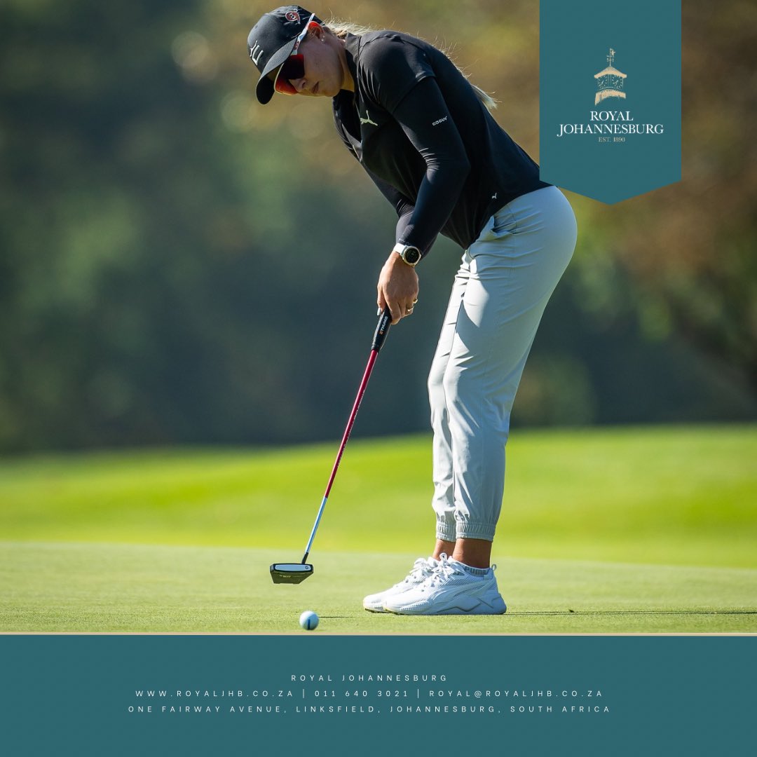 Royal Ambassador, Casandra Alexander shot an amazing 61 around the composite 9 hole lay out set up around the East course on Friday to go into the weekend with a 2 shot lead at the Waterfall City Tournament of Champions brought to you by Attaqc @SLadiesTour @Sunshine_Tour