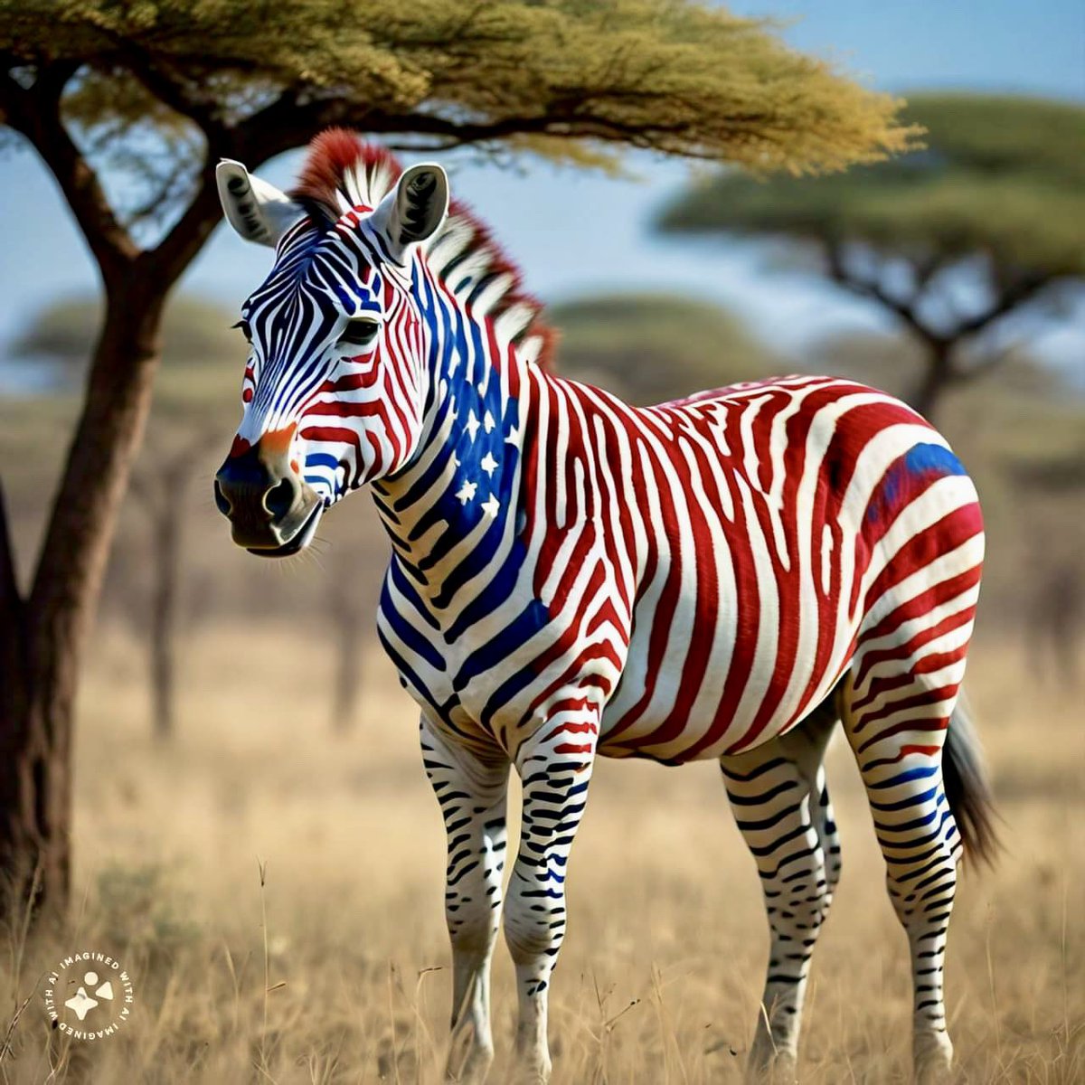 @komonews Someday, all zebras will be free. 🇺🇸🦓