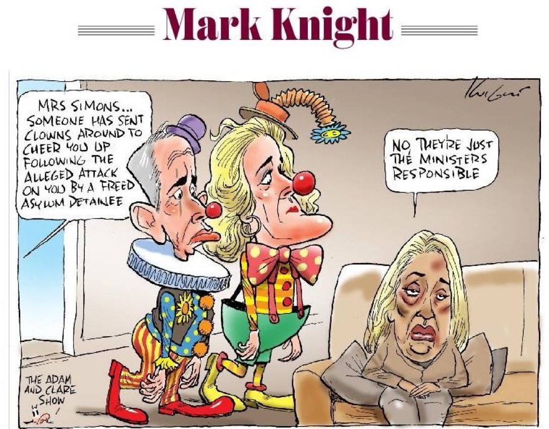 Mark Knight has nailed it again. Well done Mark. I hope eKaren does not see this though?