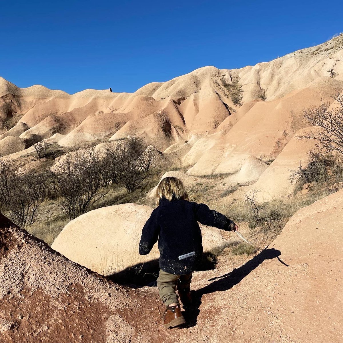 Exploring their playground for the next week or so. #nature #outdoorliving #outdoorlife #play #wild #slide #outdoors #outdoorplay #outside  #freeplay #familyontheroad #roadtrip #overlandingfamily #kidsoutside #familyaroundtheworld #projectwildearth