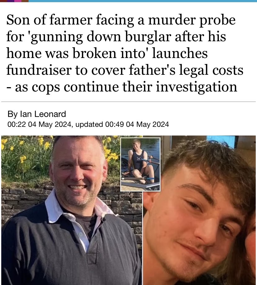 LeilaniDowding's tweet image. Help this man with his legal fees…. He shot a disgusting little thief who tried to raid his fathers home for the 2nd time in 12 hours !!

A man should be allowed to defend his home.  End of story 

#freethefarmer on go fund me 

gofundme.com/f/freethefarme…