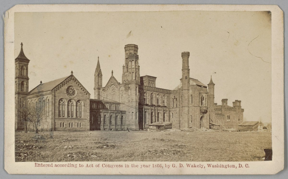 Carte-de-visite of the Smithsonian Castle nmaahc.si.edu/object/nmaahc_…