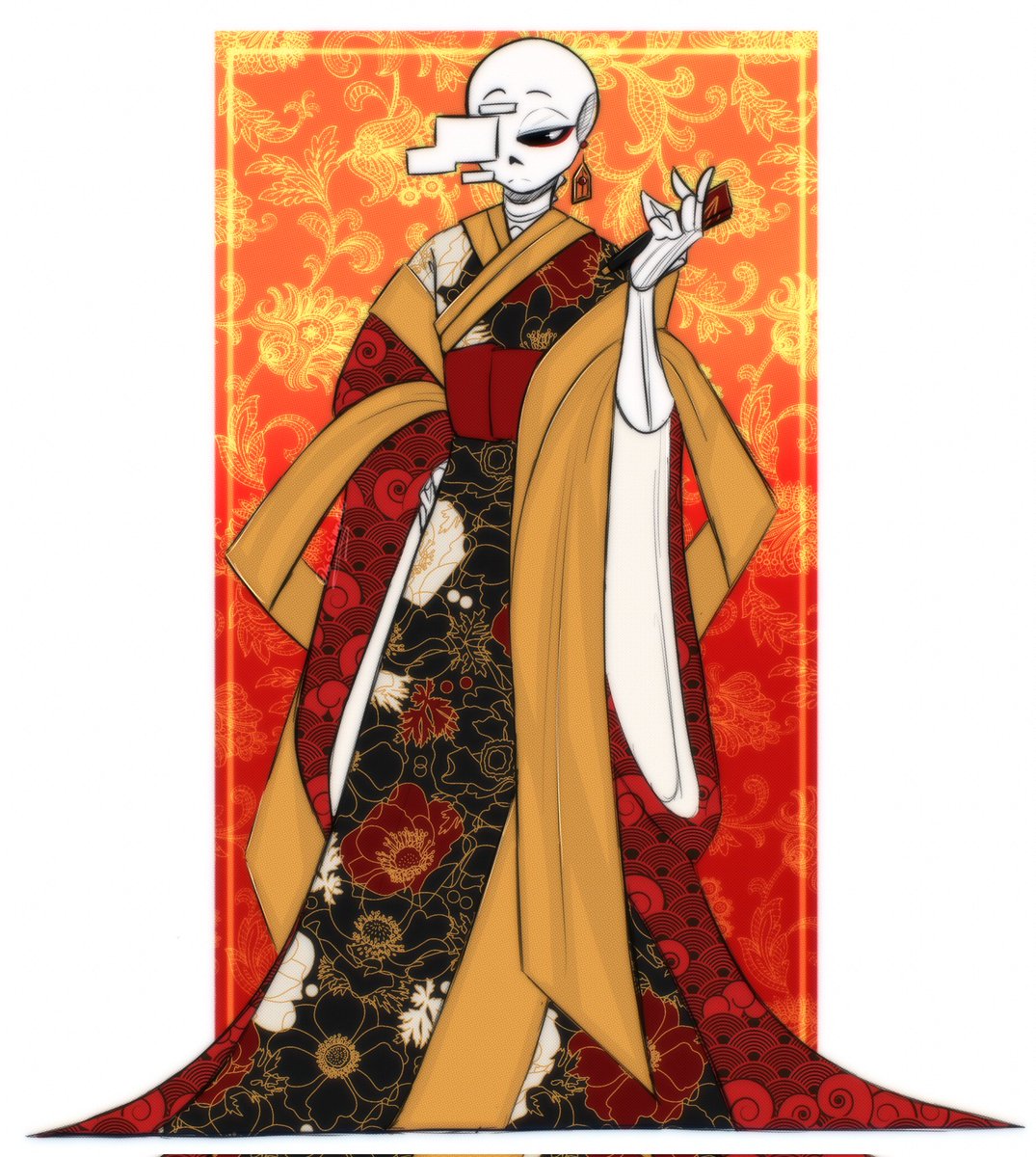 Gave Geno a fancy kimono cus I was bored. 🥺

#genosans #sansau
