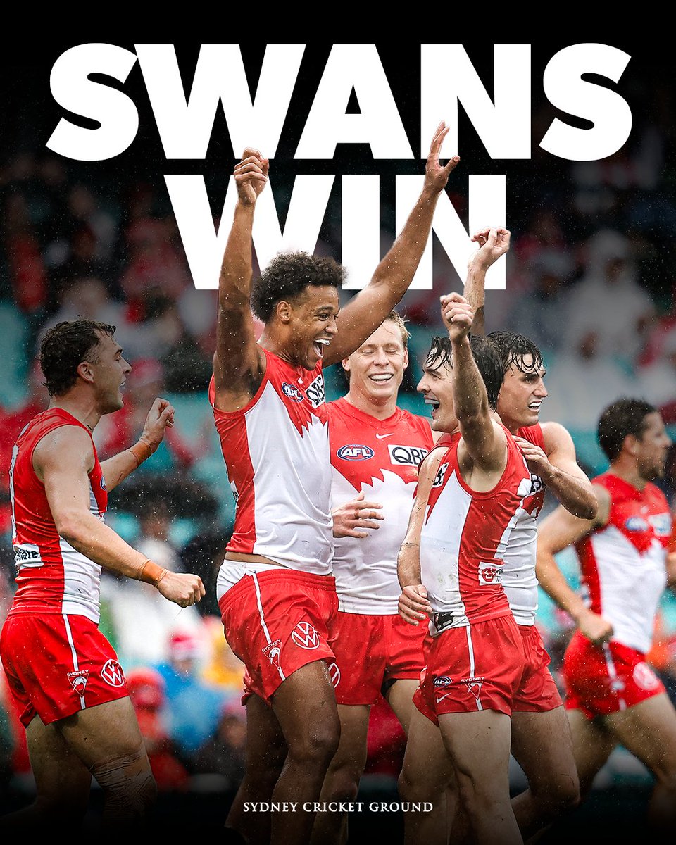 Another win at the SCG for the @sydneyswans 🦢