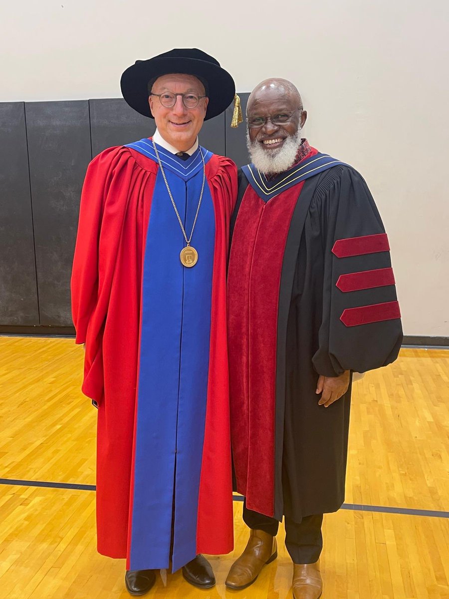 dzniringiye's tweet photo. What an honor and delight it was to receive the award of the degree of Doctor of Divinity, honoris causa, from Trinity Western University https://t.co/ku10N3Or63 and speak at both graduate and undergraduate graduation ceremonies, last weekend! Truly humbling! https://t.co/ZDH1GMXhCf