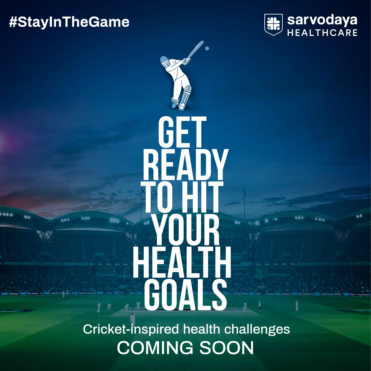 Stay Tuned!

#sarvodayahealthcare #bestmultispecialityhospital #ipl2024 #stayinthegame #healthgoals2024 #cricketchallenge