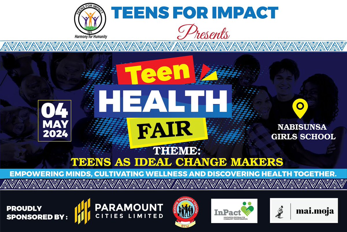 We are set for the #TeenHealthFair at Nabisunsa Girls School,@RaisingTeensUg2 will be sharing invaluable insights on mental health wellness and SRHR services for girls. It's a can't-miss event for every teen. See you there.