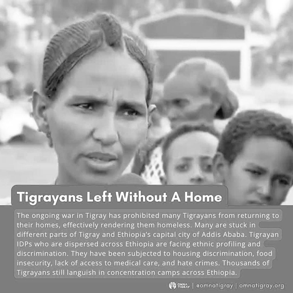 Parts of Tigray remain occupied by Eritrean & Amhara forces despite the Pretoria Agreement.  This shouldn't be ignored! The world needs to hold all parties accountable for peace & ensure safe return of displaced Tigrayans 
 #UpholdPretoriaAgreement #FreeAllTigray…