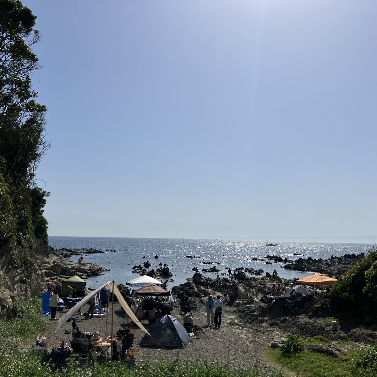 やっぱり海よね。ということで定番の三浦半島。荒崎公園です。